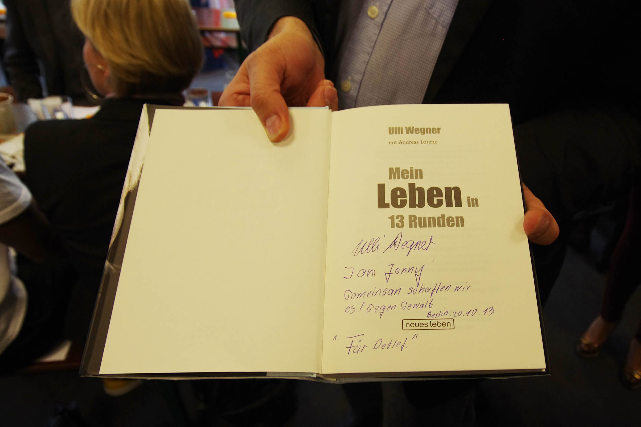 Individuelle Signatur von Ulli Wegner