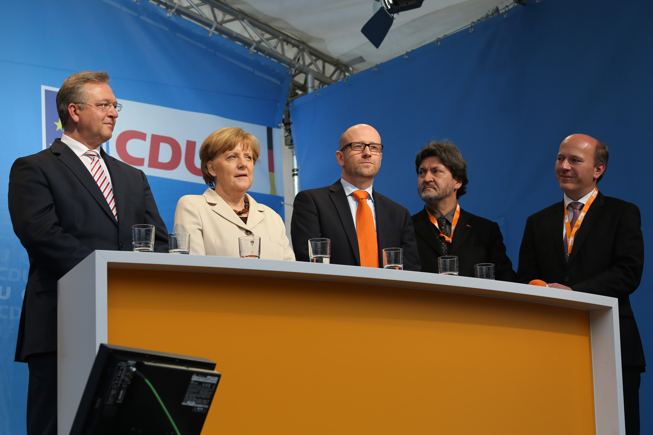 Podium Europafest und Kundgebung 2014