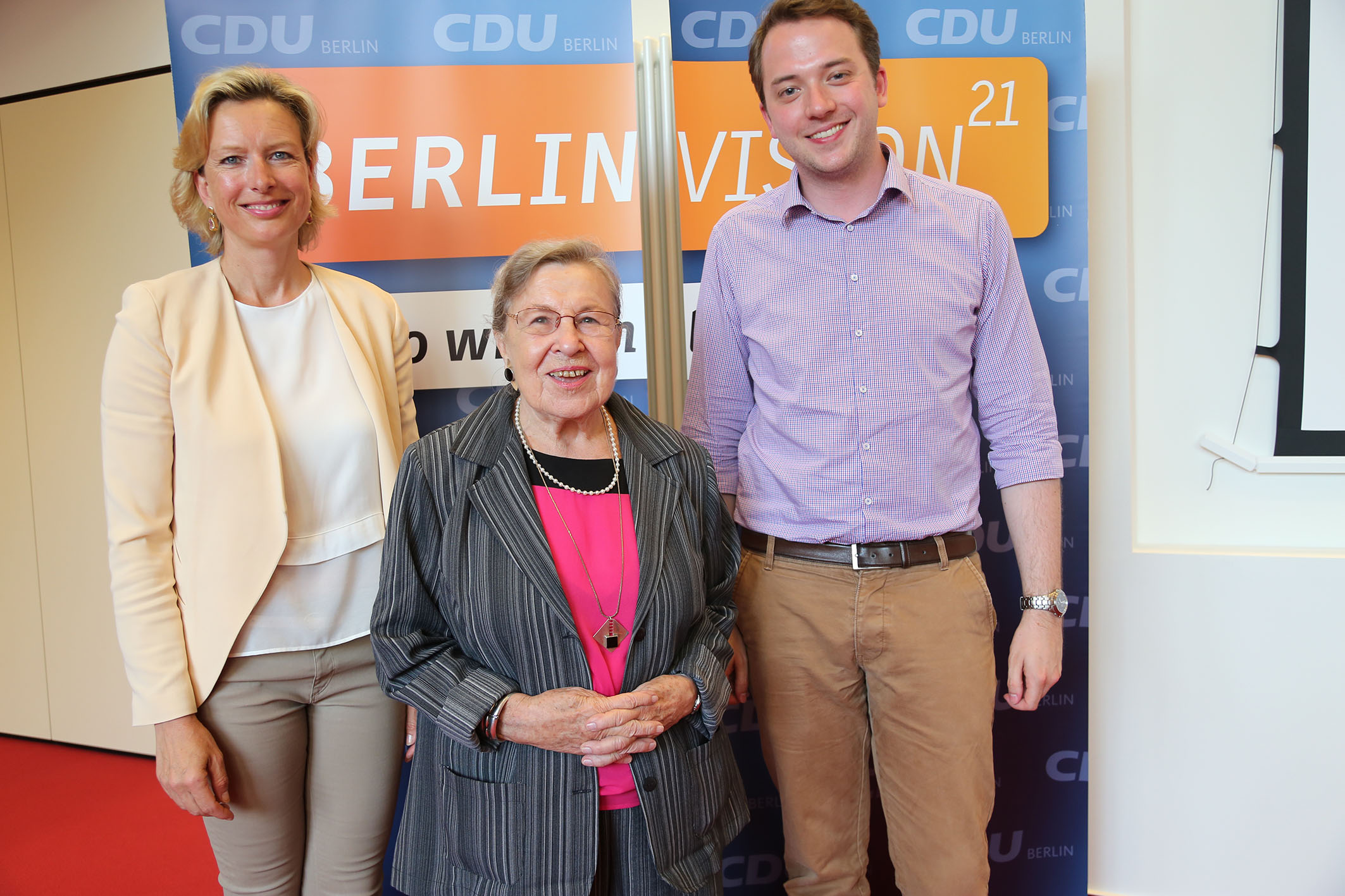 Heike Maria von Joest, Ursula Lehr  und Christoph Brzezinski